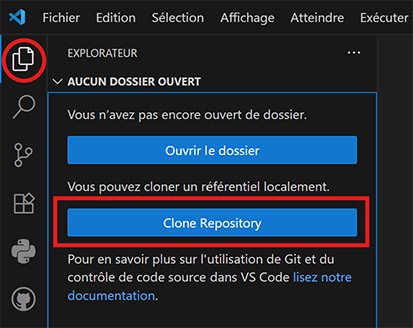 Cloner un dépôt distant